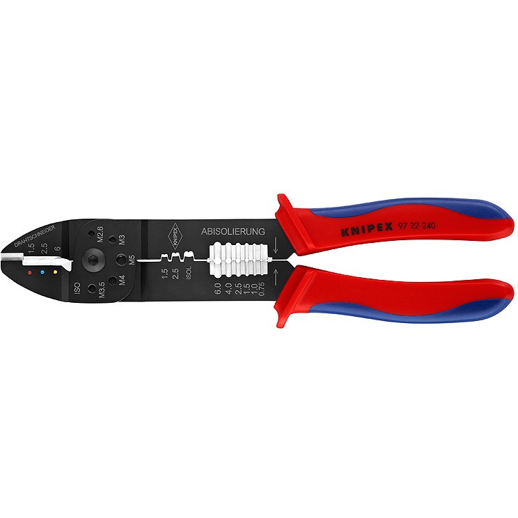 KNIPEX Crimpzange schwarz lackiert 240 mm
