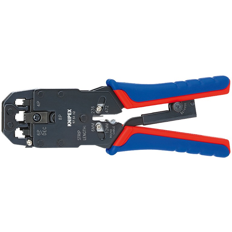 KNIPEX Crimpzange fr Westernstecker 200 mm