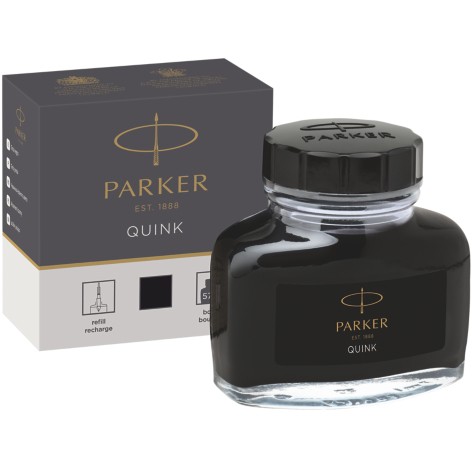 PARKER Tintenflacon QUINK Schwarz 57ml