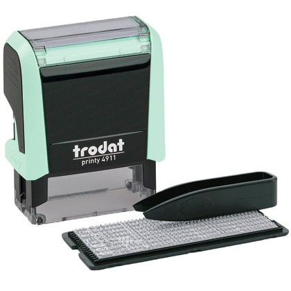 trodat Stempel Printy Typom 4.0/SB Paste grün+Kis schw 4911