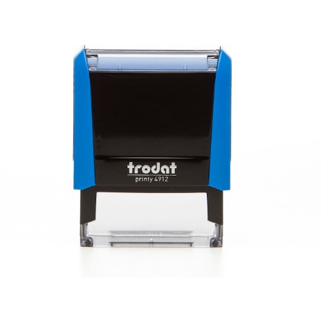 trodat Stempel Printy Typom 4.0/DB Himmel bl+Kis schw 4912