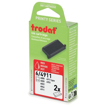 trodat Austauschkissen 2Stk rot 6/4911/SB