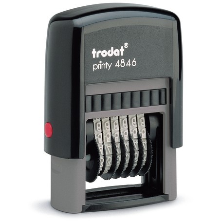 trodat Ziffernstempel Printy schw+Kissen schw 4846