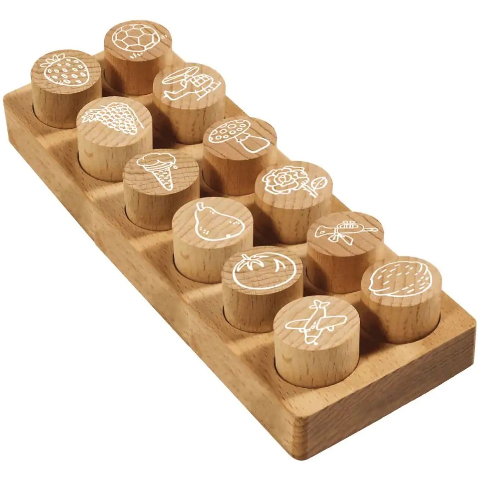 COLOP WOODIES Stempel-Set 