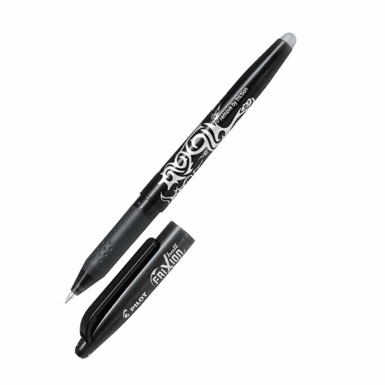 PILOT FRIXION Tintenroller 0.35mm schwarz radierbar Kappe