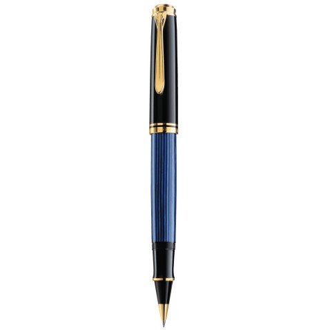 Pelikan Tintenroller R400 Schwarz-Blau Geschenkbox