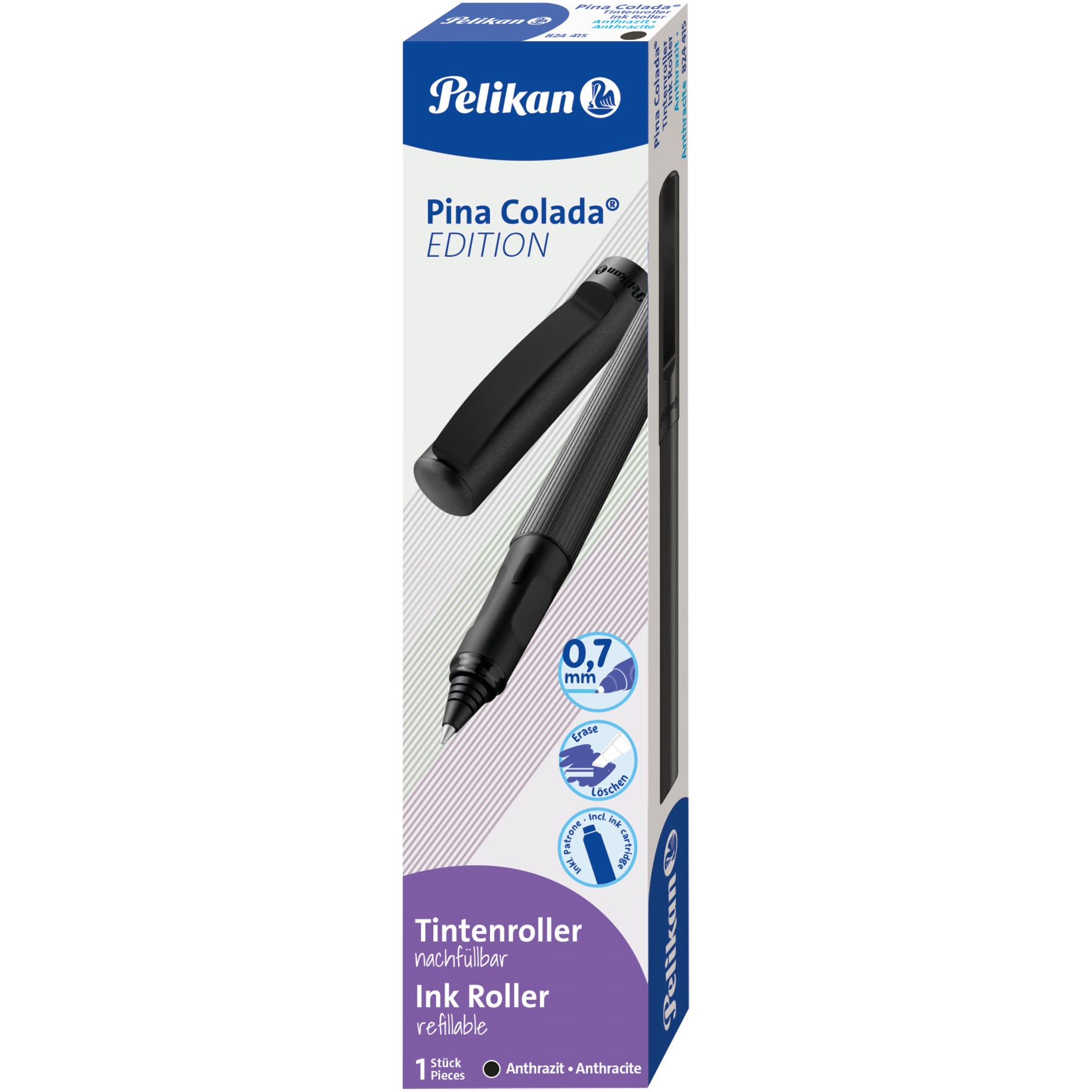 Pelikan Tintenroller Pina Colada Edition Anthrazit metallic