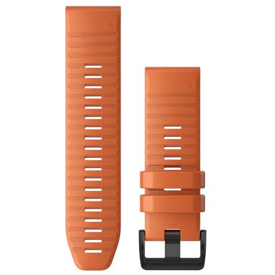 Garmin Ersatzarmband QuickFit 26mm Silikon Orange/Schiefergrau