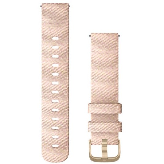 Garmin Ersatzarmband 20mm Nylon Rosa/Weissgold Schnalle