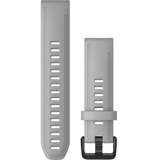Garmin Ersatzarmband QuickFit 20mm Silikon Hell-/Schiefergrau