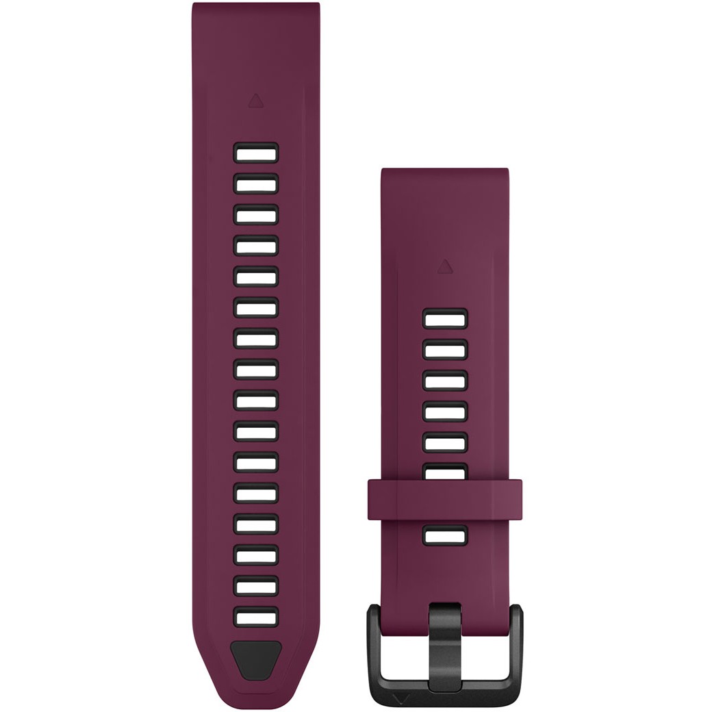 Garmin Ersatzarmband QuickFit 20mm Silikon Merlot/Graphit