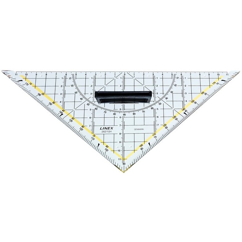 LINEX 2621GH Geometrie-Dreieck Hypotenusenlänge: 225 mm