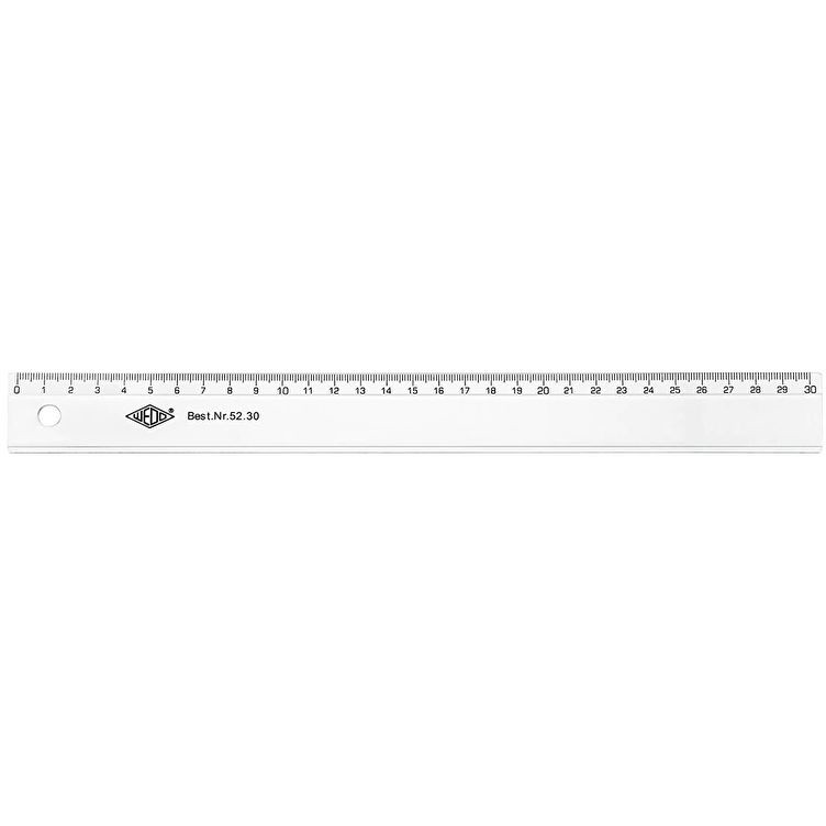 WEDO Lineal 30 cm Kunsststoff tr