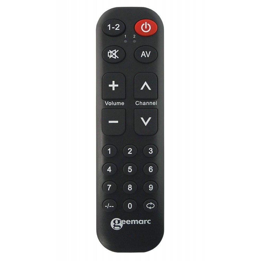 Geemarc TV-10 Universalfernbedienung lernfähig große Schrift