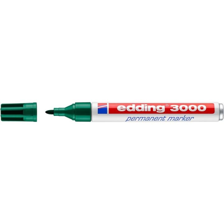 Edding - Marker - 3000 - 4-3000004 - grün - 1.5-3mm - 10er-Pack