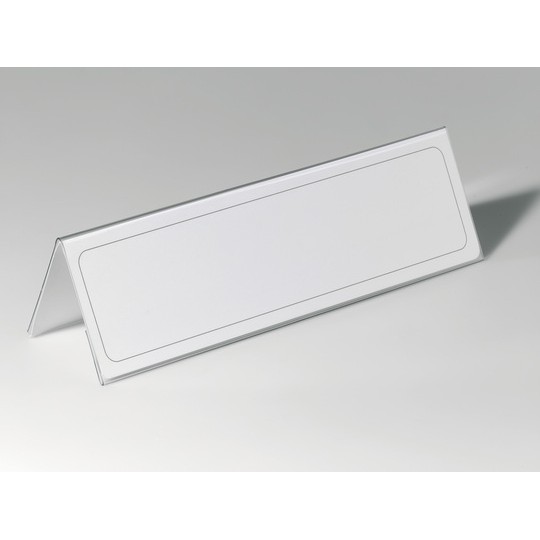 DURABLE Tischnamensschild 105/210x297mm transp 25 Stück
