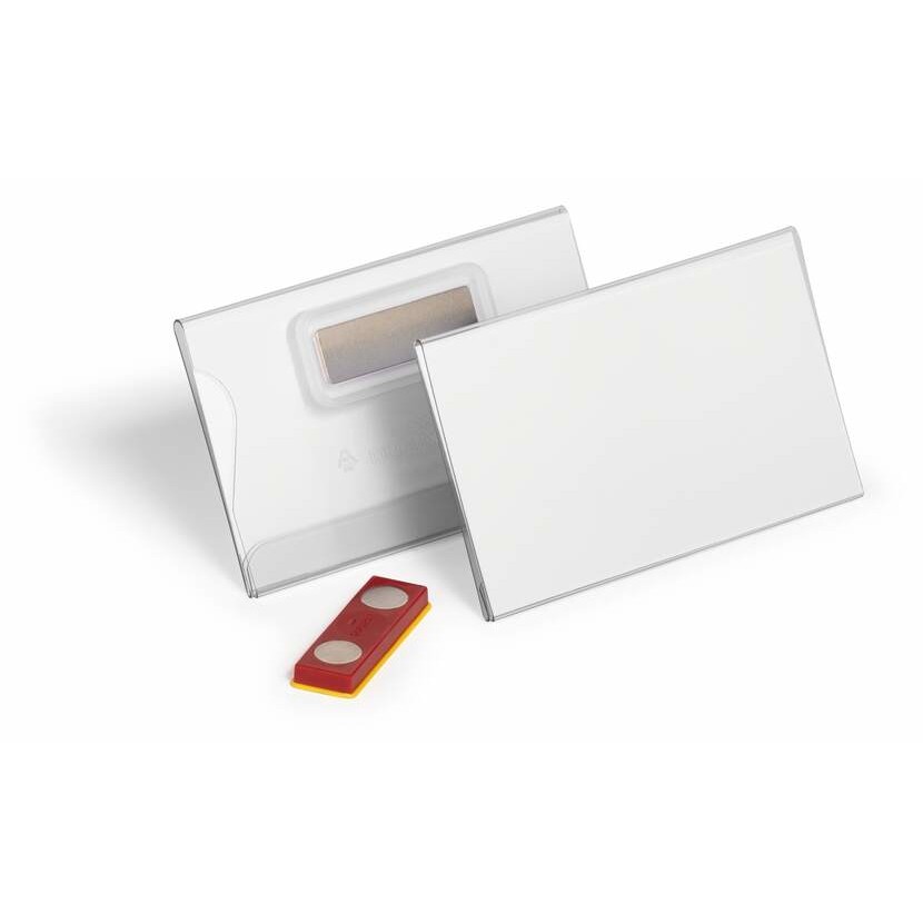 DURABLE Namensschild m Magnet verdrehsicher 54x90mm 25er PAK