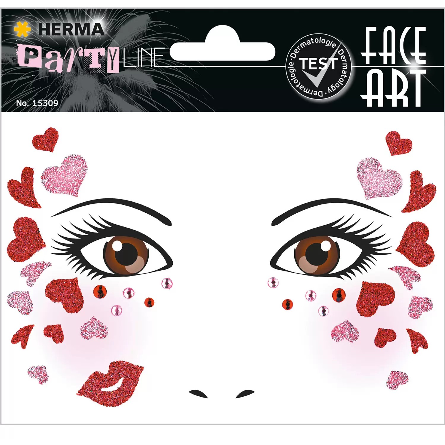 HERMA Face Art Sticker Love