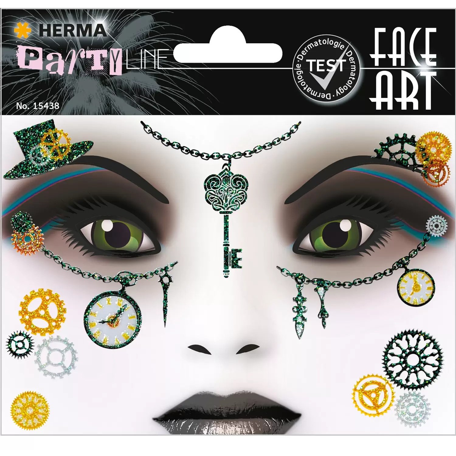 HERMA Face Art Sticker Steampunk Amelia