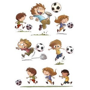 HERMA Sticker Decor Fußballfreunde