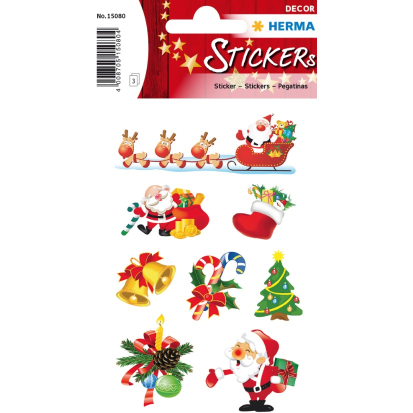 HERMA DECOR WEIHNACHTEN SANTA CLAUS