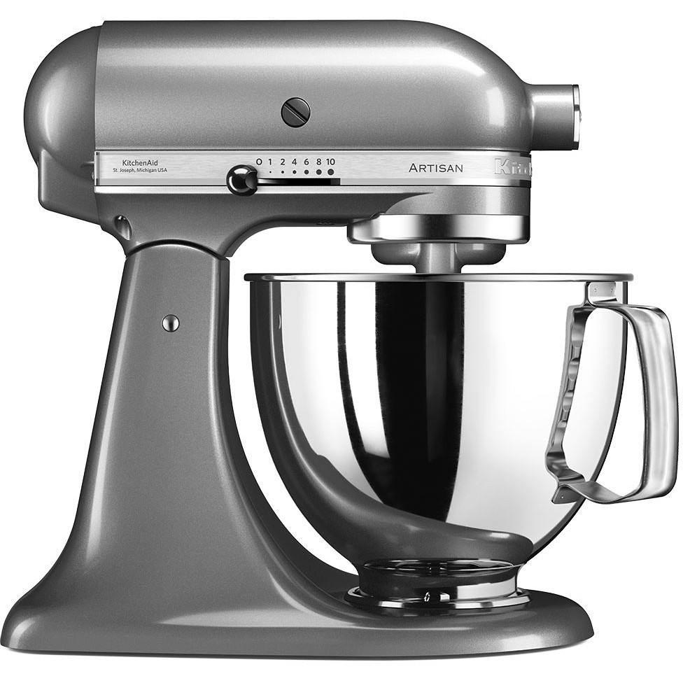 KitchenAid Küchenmaschine 300W - 5KSM125ECU Artisan silbergrau