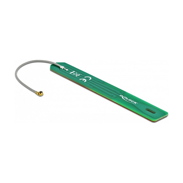 DELOCK LPWAN Antenne 880-960 MHz MHF I Stecker 2dBi 1.13 7.5cm PCB intern Klebemontage