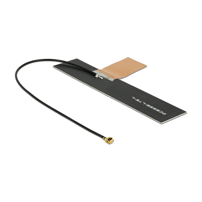 DELOCK LTE Antenne I-PEX Inc. MHF I Stecker 0.5 - 2.0 dBi 1.13 15cm PCB intern Klebemontage