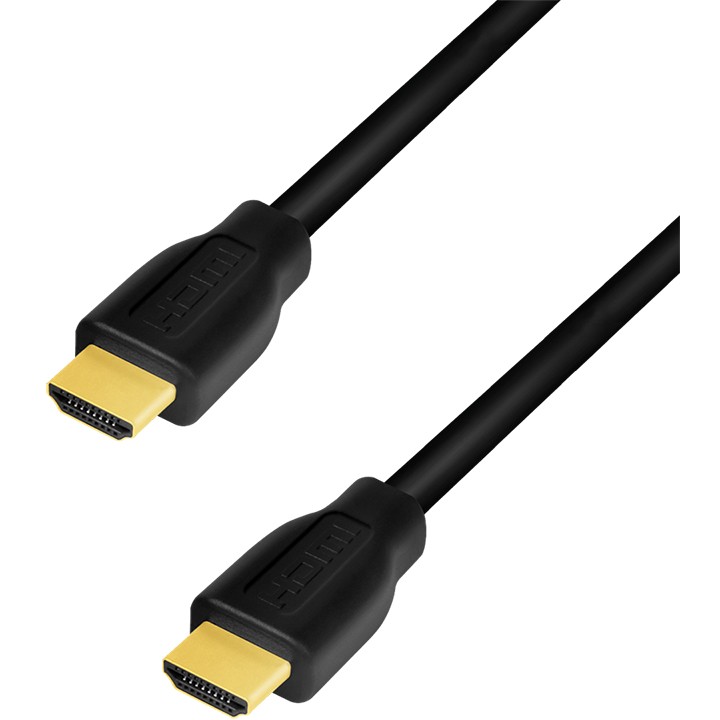 Logilink HDMI-Kabel A/M zu A/M. 4K/60 Hz. CCS. schwarz. 1.0m