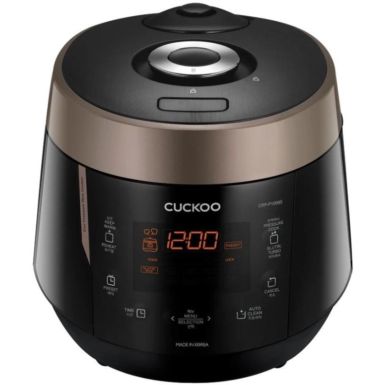 Cuckoo Reiskocher 1.80l CRP-P1009S Digitaler Dampfdruck