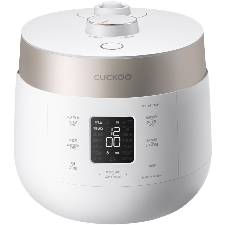 Cuckoo Reiskocher 1.80l CRP-ST1009F Twin Pressure grau