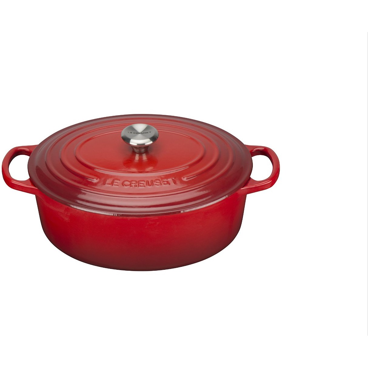 Le Creuset Signature Bräter oval 27 cm kirschrot