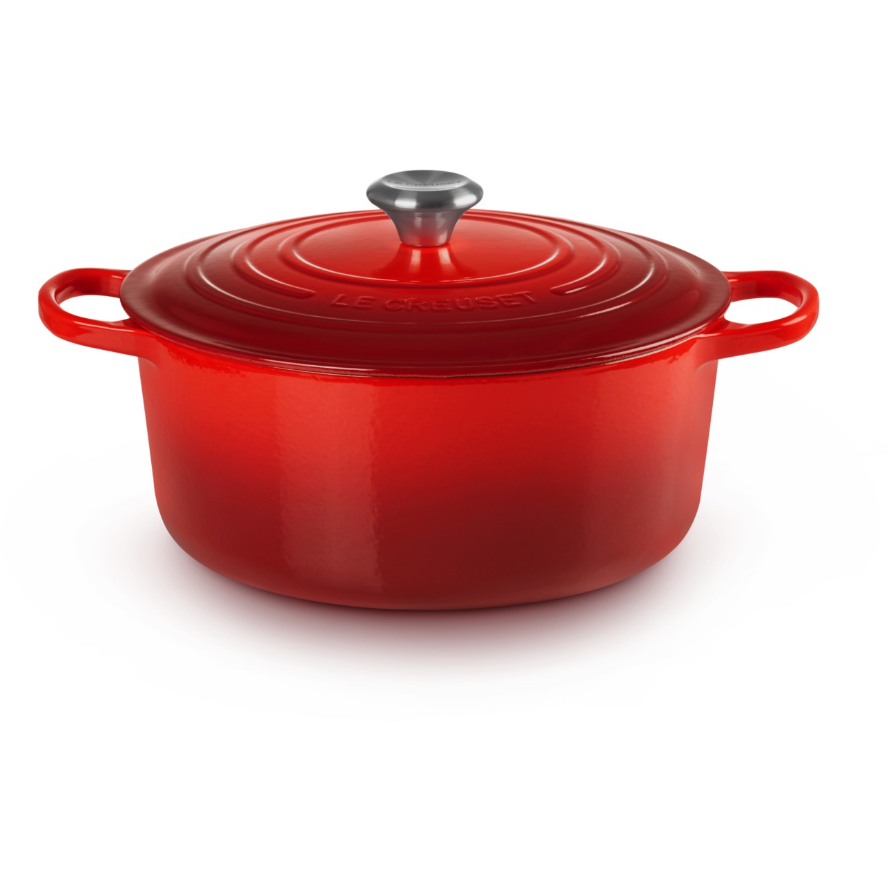 Le Creuset Signature Bräter rund 28 cm kirschrot