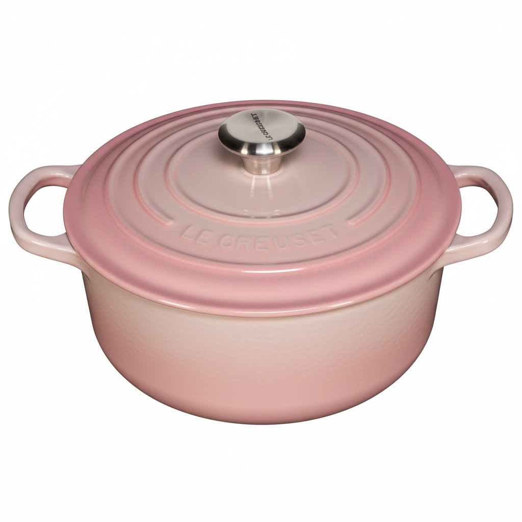 Le Creuset Signature Gusseisen- Braeter rund 20cm shellpink