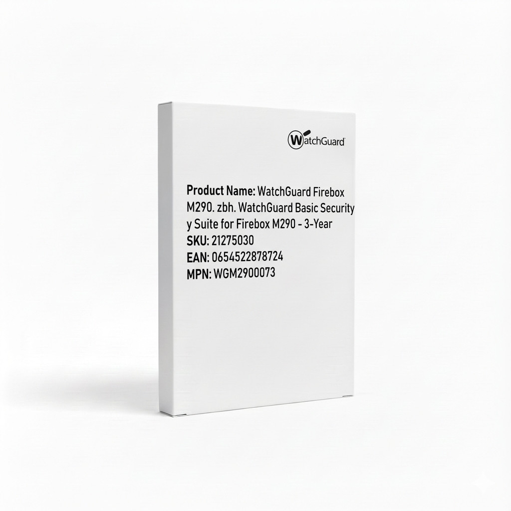 WatchGuard Firebox M290. zbh. WatchGuard Basic Security Suite for Firebox M290 - 3-Year