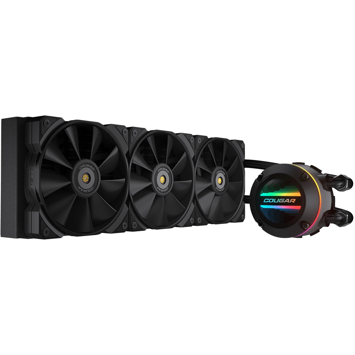 K COUGAR CPU Wasserkühlung Poseidon-GT 360. ARGB. Schwarz