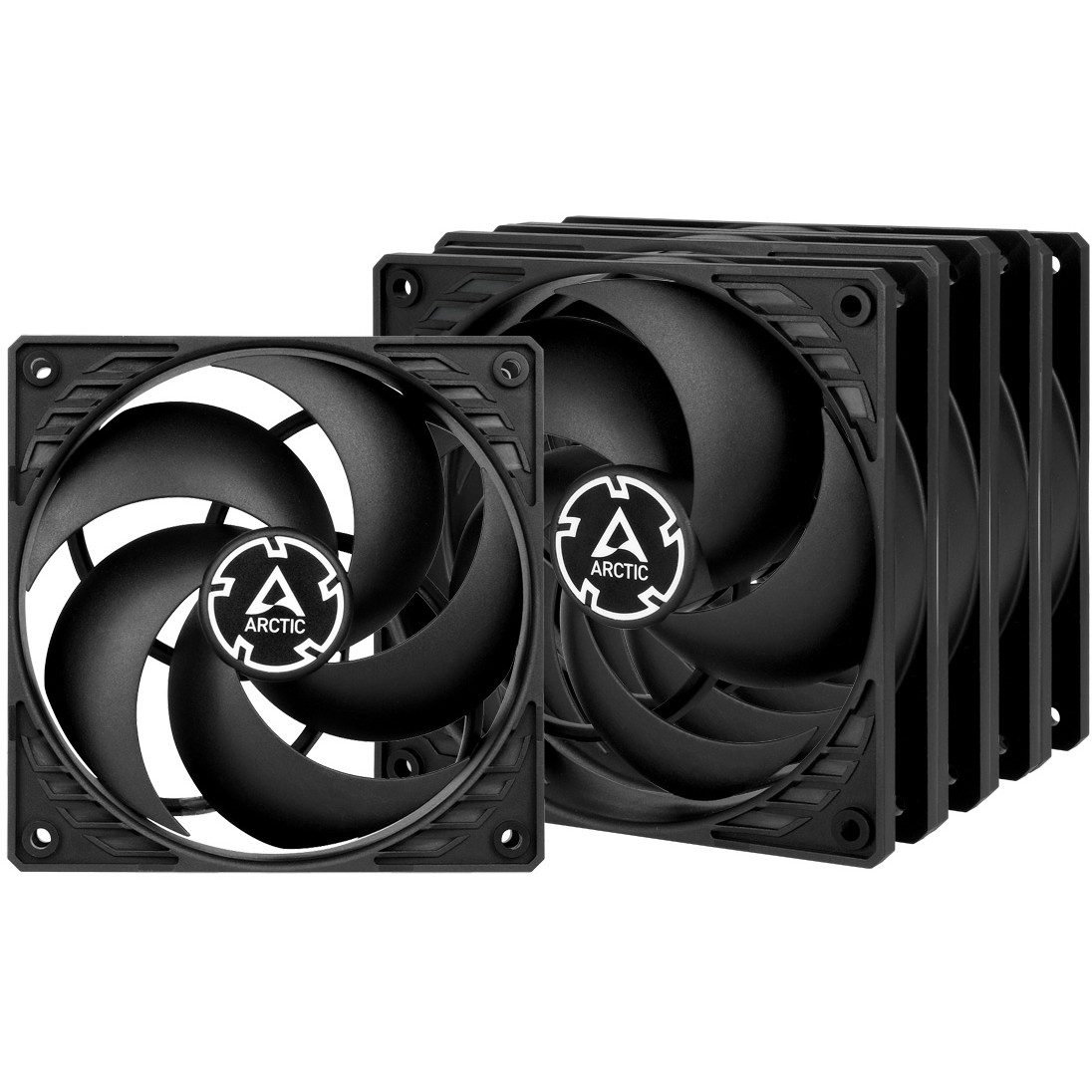 ARCTIC Lüfter P12 Max-120mm PWM regulated (Black) 5-Pack