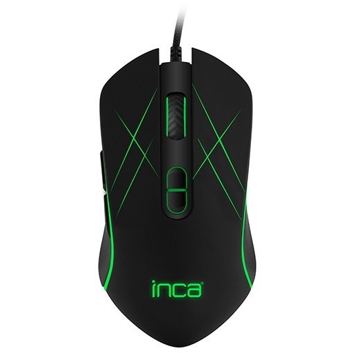 INCA Gaming Maus IMG-GT12 3200 DPI. RGB. 7 Tasten. USB. SW retail