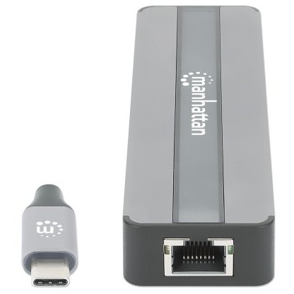 MANHATTAN 7-in-1 Dockingstation HDMI RJ45 2xUSB-A SD/MicroSD