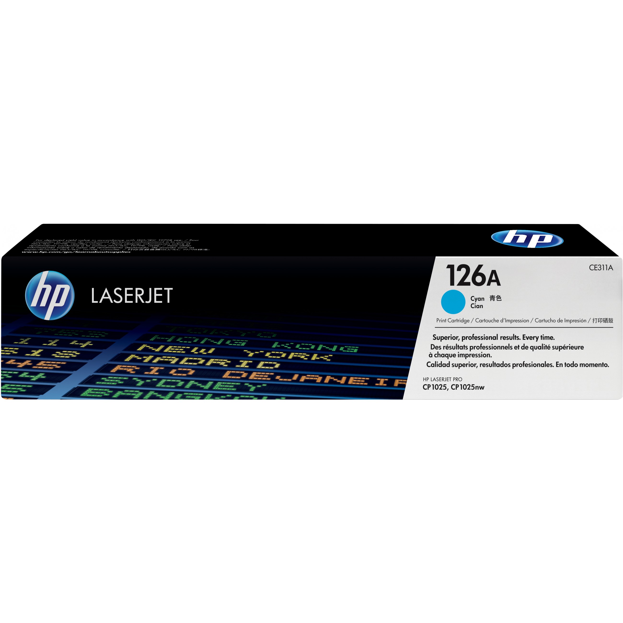 HP 126A original LaserJet Toner cartridge CE311A cyan standard capacity 1.000 pages 1-pack