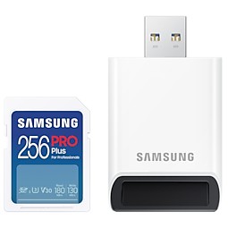 CARD Card 256GB Samsung XC PRO Plus (2023)(CL10) Reader retail