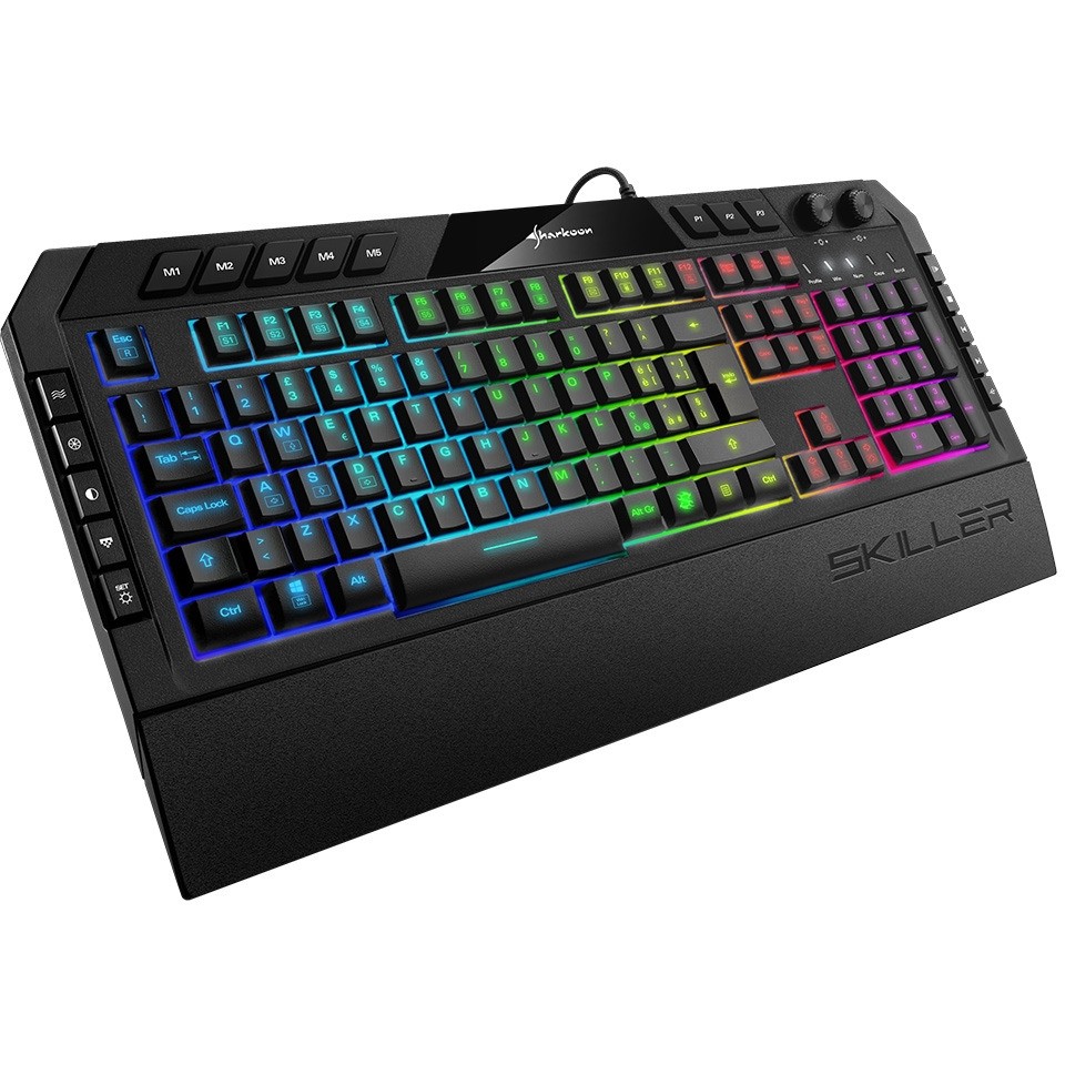 Sharkoon SKILLER SGK5 (schwarz. IT-Layout. Rubberdome)