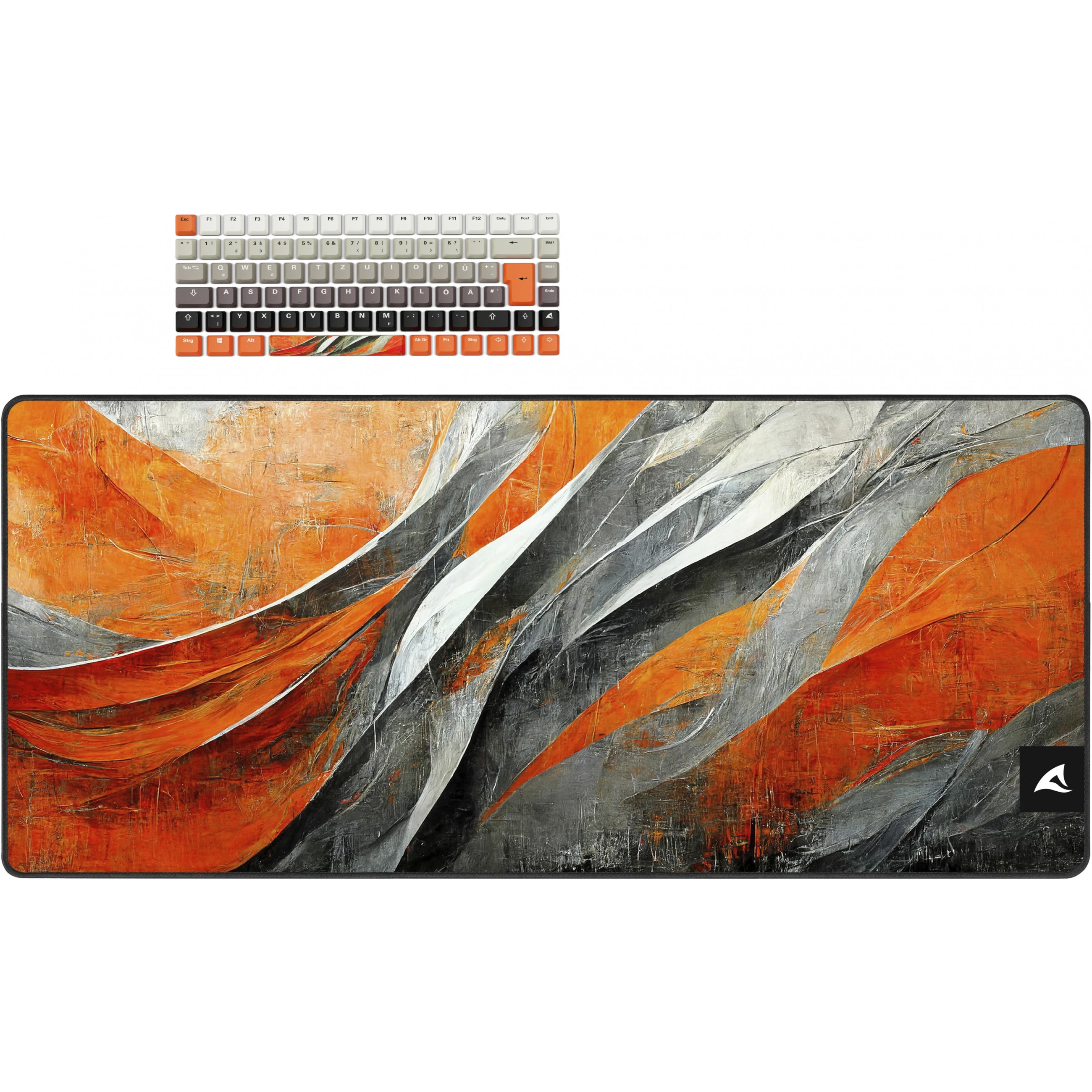 Sharkoon SKILLER SGK50 S3 Design Bundle D6 (orange/grau)