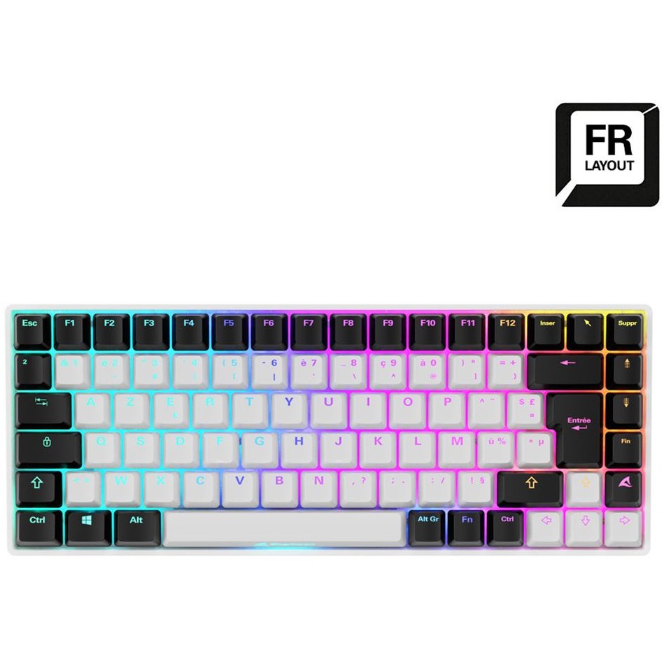 Sharkoon SKILLER SGK50 S3 (wei. FR-Layout. Gateron Yellow)