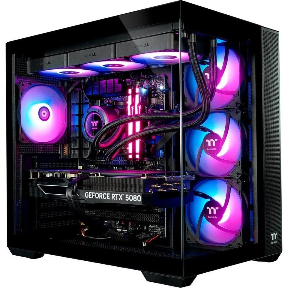 Thermaltake FTW RTX 5080 Black (schwarz/transparent. Windows 11 Home 64-Bit)