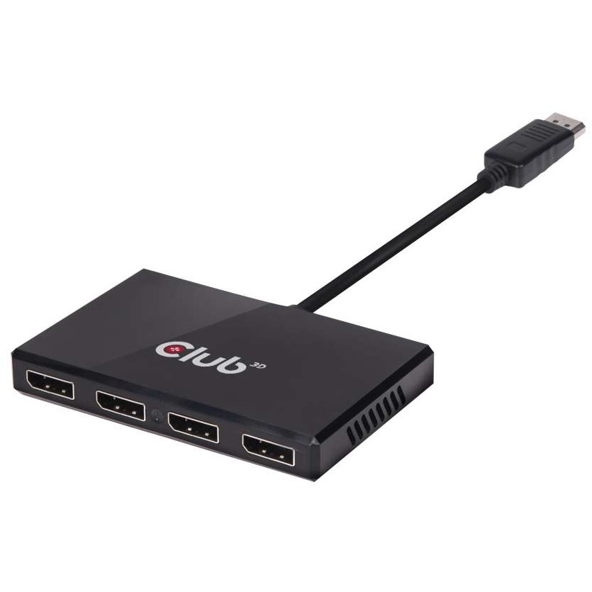 Club3D Multi Streaming Transport Hub 1xDP->4xDP SenseVision Polybeutel