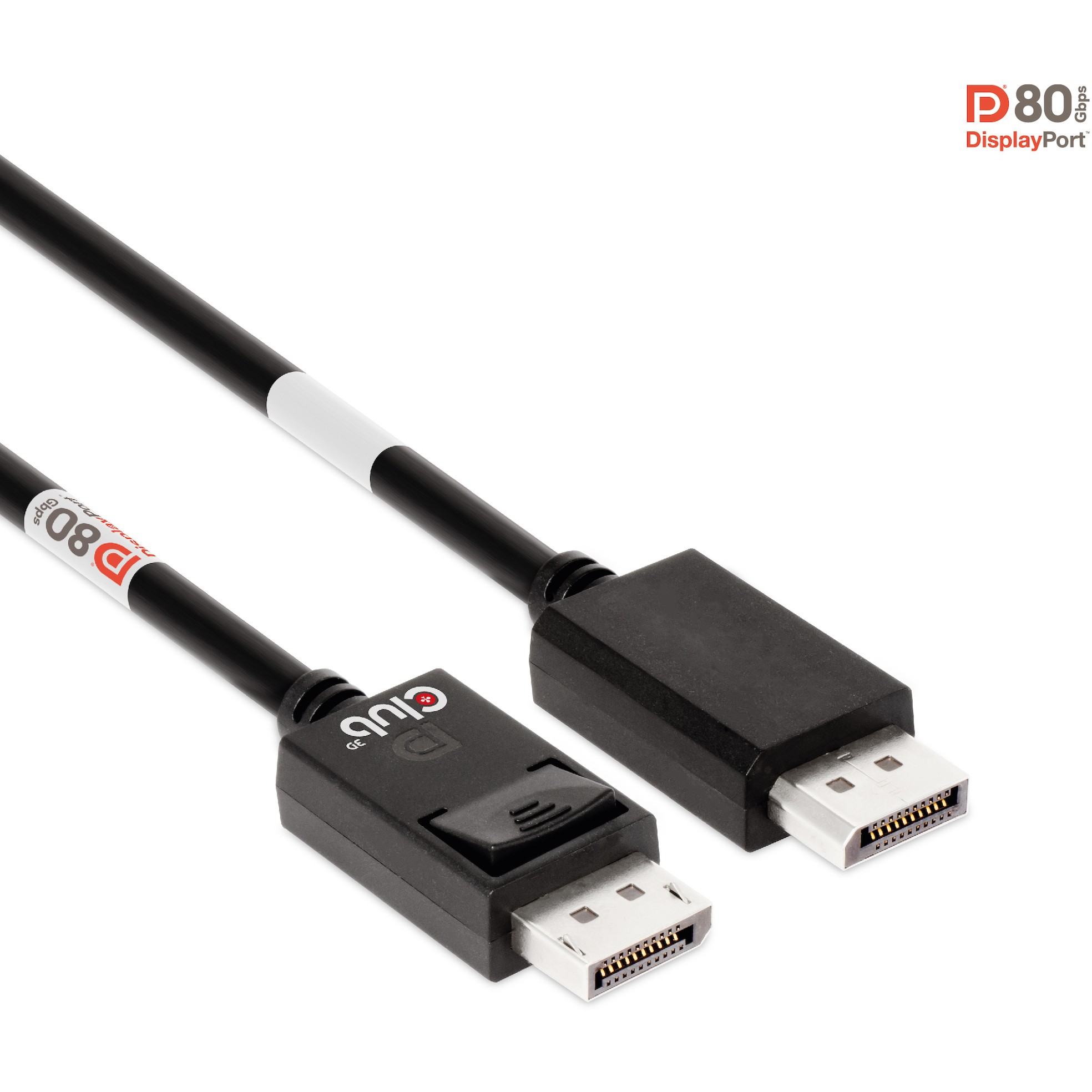 Club3D DP-Kabel 2.1 DP80 zertifiziert 1.2m 10K/8K/4K St/St retail