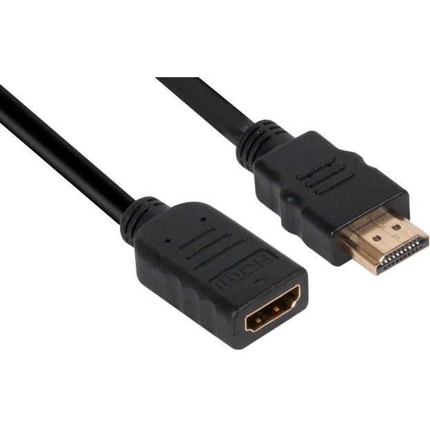 Club3D HDMI-Kabel 2.0 UHD-Verlängerungskabel 3 Meter St/Bu retail