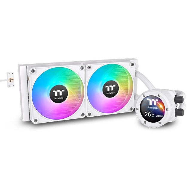 K Thermaltake Wasserkühlung Thermaltake TH280 V2 Ultra EX ARGB Sync All-In-One Liquid Cooler - Snow Edition