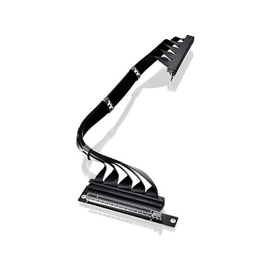 Thermaltake PCI-E 4.0 Dual 90 Degree Riser Cable 400mm